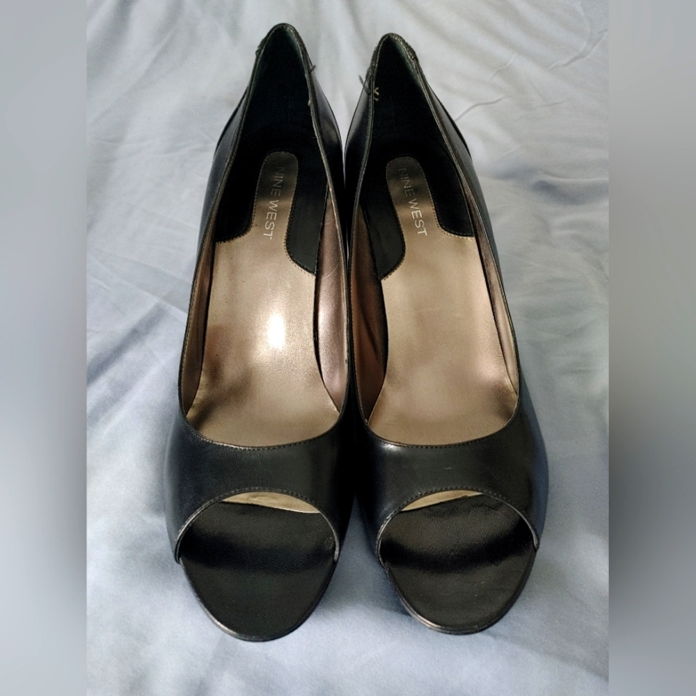 Nine West Black Wedge